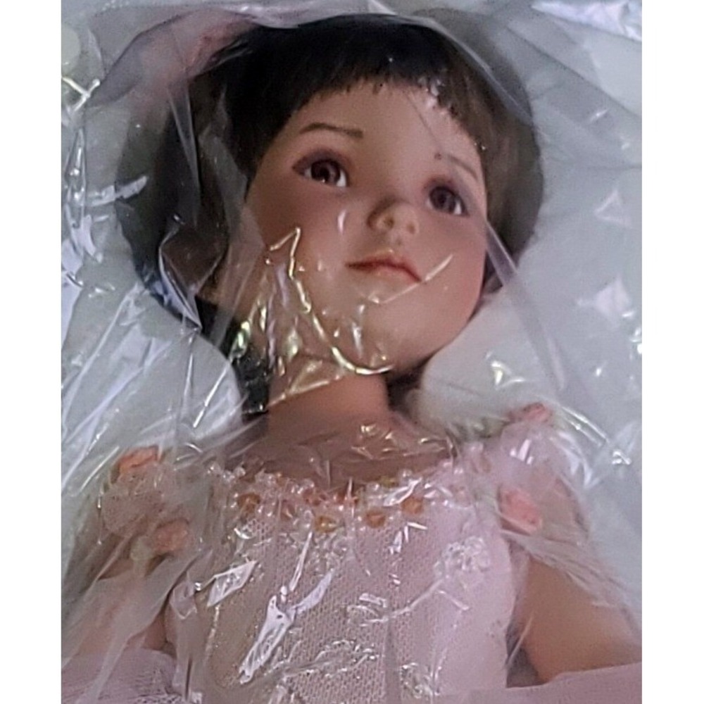 Ashton Drake Galleries Tina Doll Dianna Effner Ballerina Pink Tutu Porcelain NIB